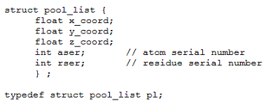 Fig. PD2: Water pool data type